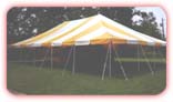 Yellow Striped Tent 01